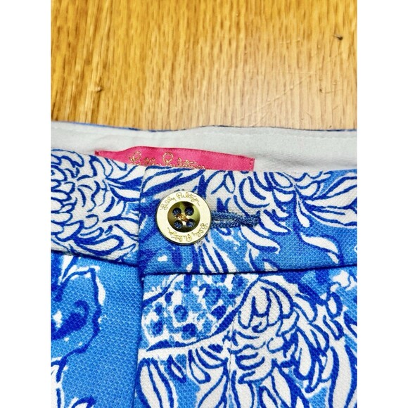 Lilly Pulitzer Women's Buttercup Knit Short 5” Boca Blue Croc & Lock It Size 14 - Picture 6 of 13